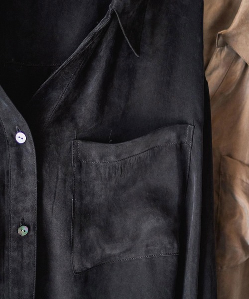 ROSE BUD(ローズバッド)の「FIBRIL SHIRT(シャツ/ブラウス・レディース・ブラック/ピンク/ベージュ・ONE SIZE)」の18枚目の写真