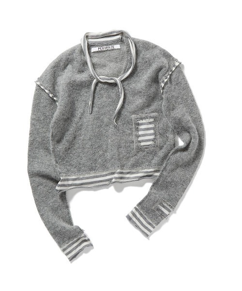 PERVERZE（パーバーズ）の「Twin Layered Knit Sweater（ニット