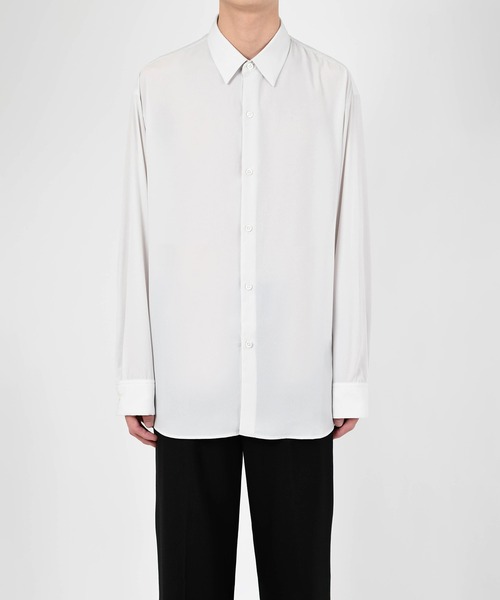 LAD MUSICIAN（ラッドミュージシャン）の「DECHINE BIG SHIRT（シャツ/ブラウス・メンズ・ブラック/ワイン/ホワイト・46/44/42）」の7枚目の写真