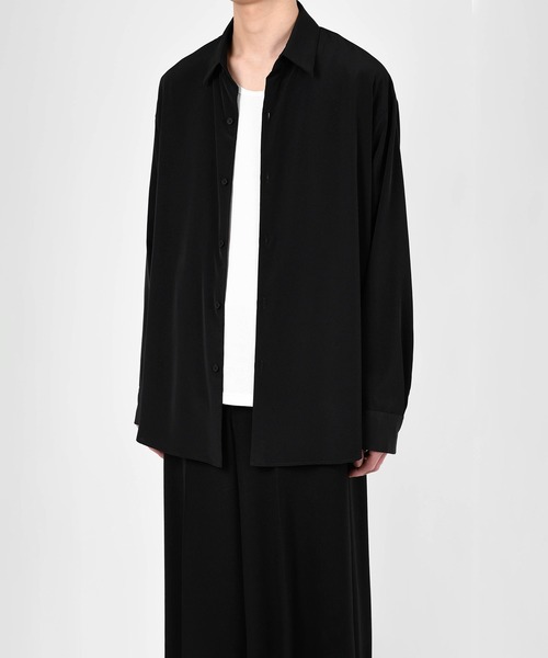 LAD MUSICIAN（ラッドミュージシャン）の「DECHINE BIG SHIRT（シャツ/ブラウス・メンズ・ブラック/ワイン/ホワイト・46/44/42）」の5枚目の写真