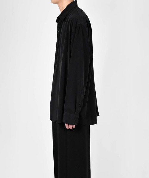 LAD MUSICIAN（ラッドミュージシャン）の「DECHINE BIG SHIRT（シャツ/ブラウス・メンズ・ブラック/ワイン/ホワイト・46/44/42）」の6枚目の写真