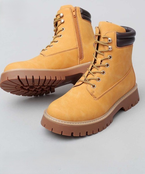 BACKYARD FAMILY(バックヤードファミリー)の「glabella LACE UP WORK BOOTS(ブーツ・メンズ・ブラック/キャメル・27cm/26cm/25cm)」の19枚目の写真