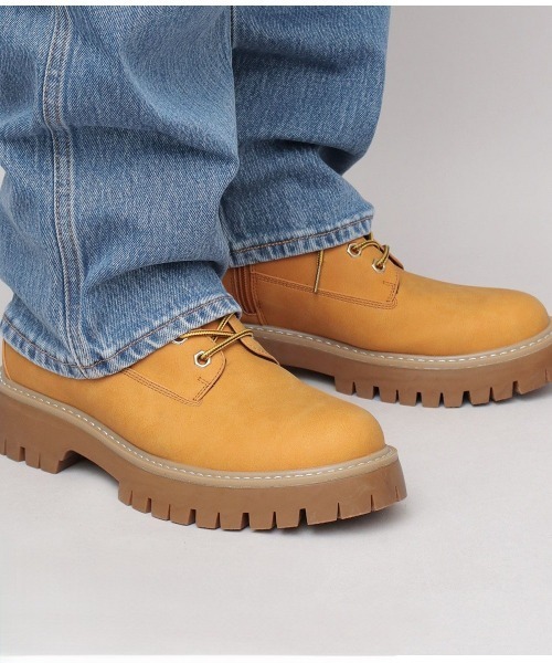 BACKYARD FAMILY(バックヤードファミリー)の「glabella LACE UP WORK BOOTS(ブーツ・メンズ・ブラック/キャメル・27cm/26cm/25cm)」の17枚目の写真