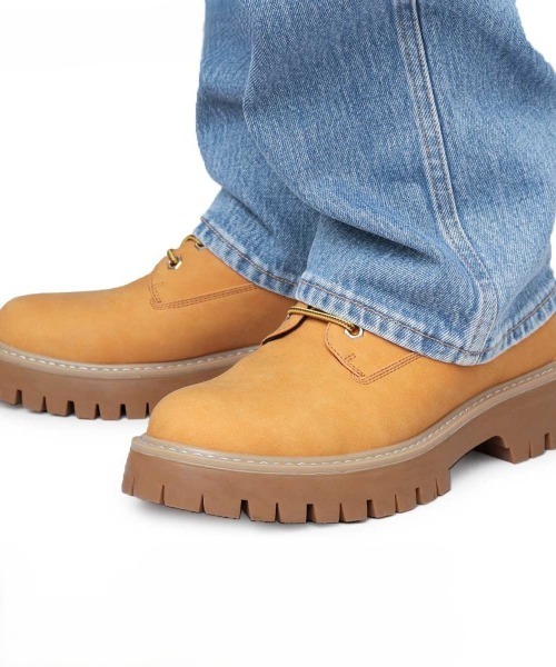 BACKYARD FAMILY(バックヤードファミリー)の「glabella LACE UP WORK BOOTS(ブーツ・メンズ・ブラック/キャメル・27cm/26cm/25cm)」の15枚目の写真