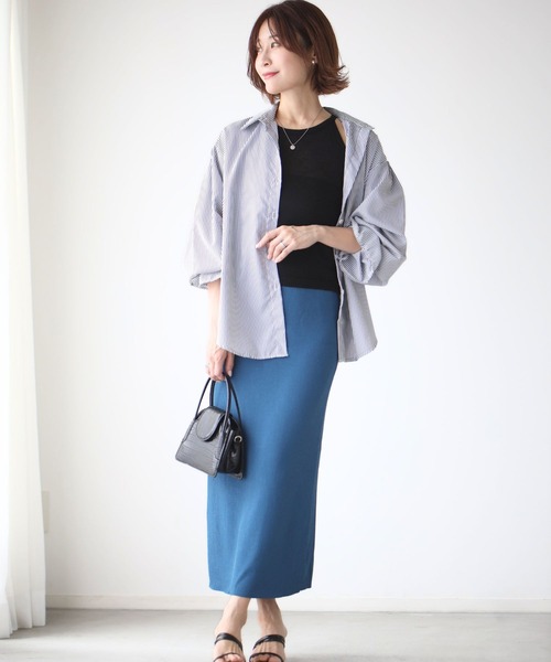Ehre style(エーレスタイル)の「リネン混 夏→秋 頼れるレイヤーセット(その他トップス・レディース・ベージュ/ブラック・FREE)」の18枚目の写真