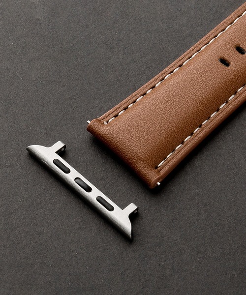 CALIFORNIA OUTFITTERS（カリフォルニア アウトフィッターズ）の「8B1 レザー調スマートウォッチバンド アップルウォッチ バンド ベルト 38mm 40mm 41mm 42mm 44mm 45mm（デジタル腕時計・メンズ・ブラウン/ブラック・38-41mm/42-45mm）」の10枚目の写真