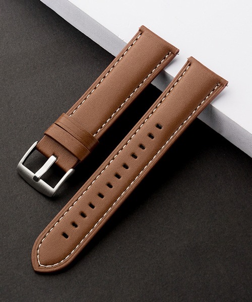 CALIFORNIA OUTFITTERS（カリフォルニア アウトフィッターズ）の「8B1 レザー調スマートウォッチバンド アップルウォッチ バンド ベルト 38mm 40mm 41mm 42mm 44mm 45mm（デジタル腕時計・メンズ・ブラウン/ブラック・38-41mm/42-45mm）」の7枚目の写真