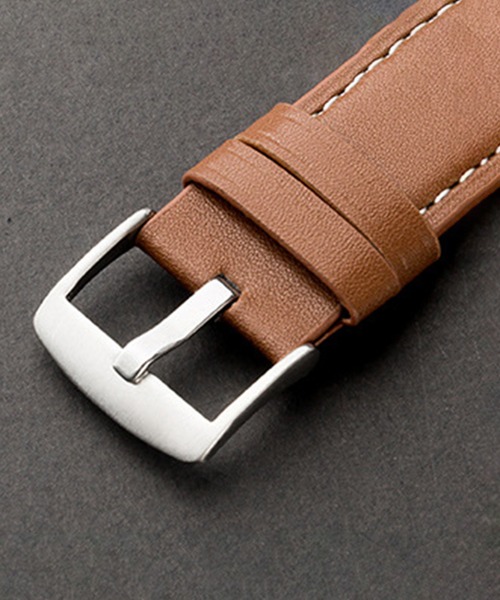 CALIFORNIA OUTFITTERS（カリフォルニア アウトフィッターズ）の「8B1 レザー調スマートウォッチバンド アップルウォッチ バンド ベルト 38mm 40mm 41mm 42mm 44mm 45mm（デジタル腕時計・メンズ・ブラウン/ブラック・38-41mm/42-45mm）」の5枚目の写真