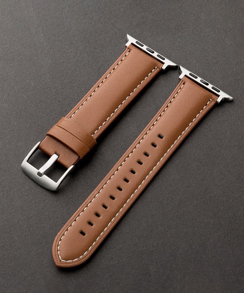 CALIFORNIA OUTFITTERS（カリフォルニア アウトフィッターズ）の「8B1 レザー調スマートウォッチバンド アップルウォッチ バンド ベルト 38mm 40mm 41mm 42mm 44mm 45mm（デジタル腕時計・メンズ・ブラウン/ブラック・38-41mm/42-45mm）」の13枚目の写真