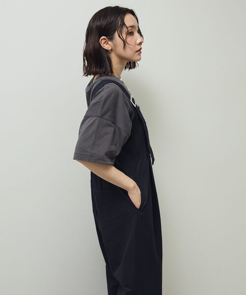 Sugar spoon（シュガースプーン）の「・SUGAR SPOON レーストリムオールインワン（サロペット/オーバーオール・レディース・チャコールグレー/ネイビー/ブラウン・FREE）」の22枚目の写真