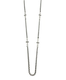 Import & Select（インポートアンドセレクト）の「KISHOKACHI 希少価値 クロスデザインコラウンドチェーンステンレスネックレス（ネックレス）」