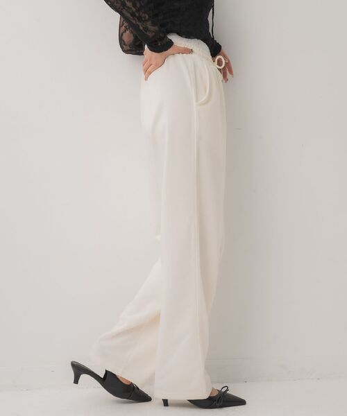 ems excite（エムズエキサイト）の「ダブルインベルスウェット（その他パンツ・レディース・ライトグレー/ナチュラル/ブラック・FREE）」の3枚目の写真