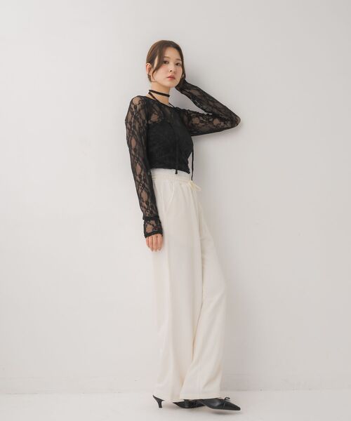 ems excite（エムズエキサイト）の「ダブルインベルスウェット（その他パンツ・レディース・ライトグレー/ナチュラル/ブラック・FREE）」の18枚目の写真