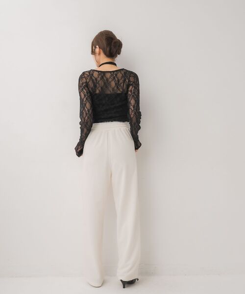 ems excite（エムズエキサイト）の「ダブルインベルスウェット（その他パンツ・レディース・ライトグレー/ナチュラル/ブラック・FREE）」の19枚目の写真