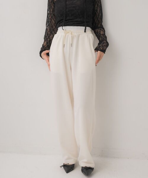 ems excite（エムズエキサイト）の「ダブルインベルスウェット（その他パンツ・レディース・ライトグレー/ナチュラル/ブラック・FREE）」の21枚目の写真