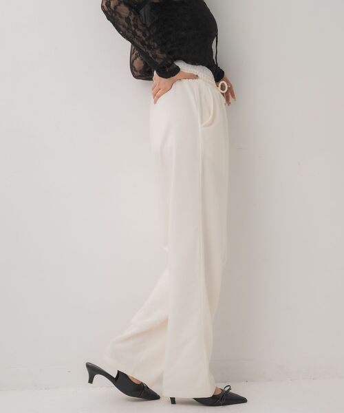 ems excite（エムズエキサイト）の「ダブルインベルスウェット（その他パンツ・レディース・ライトグレー/ナチュラル/ブラック・FREE）」の22枚目の写真