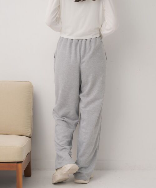 ems excite（エムズエキサイト）の「ダブルインベルスウェット（その他パンツ・レディース・ライトグレー/ナチュラル/ブラック・FREE）」の9枚目の写真