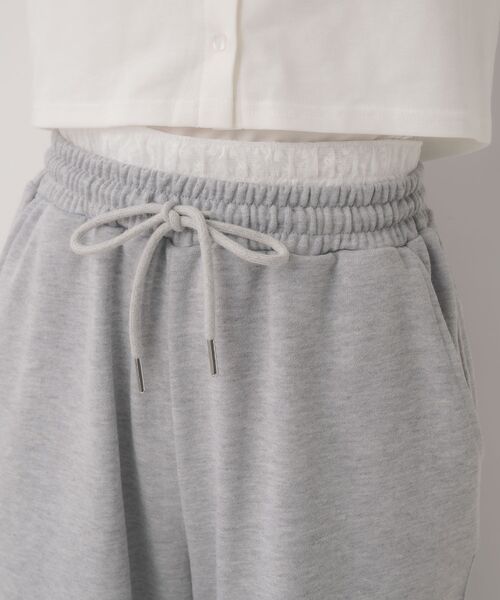 ems excite（エムズエキサイト）の「ダブルインベルスウェット（その他パンツ・レディース・ライトグレー/ナチュラル/ブラック・FREE）」の13枚目の写真