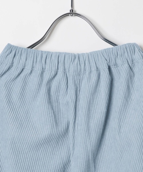 BAYFLOW（ベイフロー）の「[ウエストオールゴム仕様で着脱簡単♪]コーデュロイカーゴパンツ(KIDS)（カーゴパンツ・キッズ・グリーン/ピンク/ブルー・110cm/120cm/130cm/140cm/150cm）」の10枚目の写真