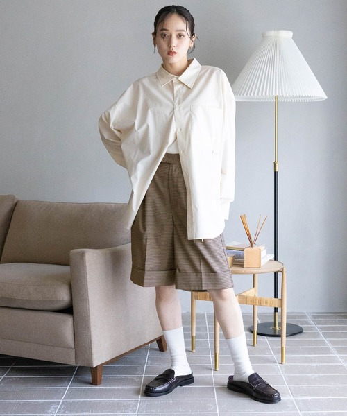 RAGEBLUE（レイジブルー）の「サイドリボン/デザインルーズシャツ（シャツ/ブラウス・レディース・オフホワイト/ワインレッド/ブラック/ブルー・FREE）」の20枚目の写真