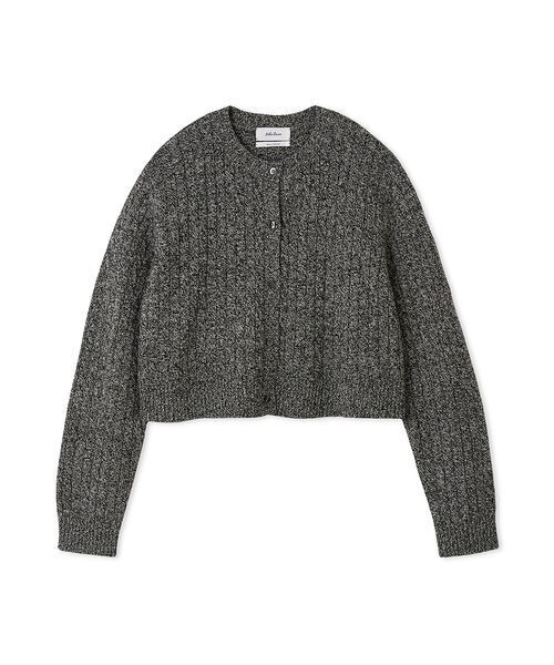 【新品未使用】MARNO Mila knit shirt カーディガン セットアップ対応】カシミヤタッチケーブルニットカーディガン