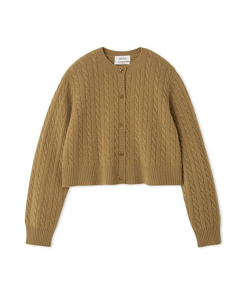 【新品未使用】MARNO Mila knit shirt カーディガン ビジューボタンシャギーポロニットカーディガン(カーディガン