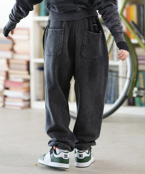 DC（ディーシー）の「DC/ディーシー 25 KD HIDDEN FLEECE PANT キッズ ロンパン YPT254508（その他パンツ・キッズ・ベージュ/ブラック・130cm/140cm/150cm/160cm）」の4枚目の写真