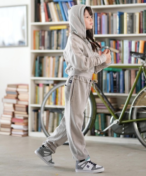 DC（ディーシー）の「DC/ディーシー 25 KD HIDDEN FLEECE PANT キッズ ロンパン YPT254508（その他パンツ・キッズ・ベージュ/ブラック・130cm/140cm/150cm/160cm）」の12枚目の写真