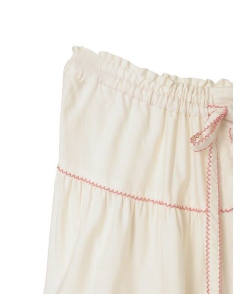 フローラルテープ使いスカート（スカート）｜PINK HOUSE（ピンクハウス