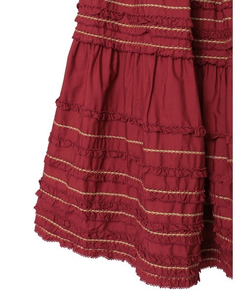 セール】フローラルテープ使いスカート（スカート）｜PINK HOUSE