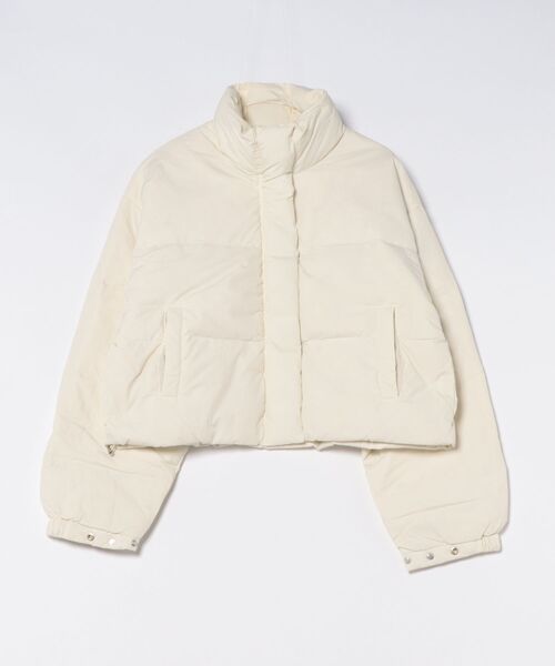 aimoha（アイモハ）の「まるっと可愛いショートダウンジャケット (AW)（ダウンジャケット/コート・レディース・パープル/チョコ/ブラック/オフホワイト・FREE）」の7枚目の写真