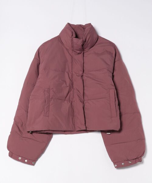 aimoha（アイモハ）の「まるっと可愛いショートダウンジャケット (AW)（ダウンジャケット/コート・レディース・パープル/チョコ/ブラック/オフホワイト・FREE）」の14枚目の写真