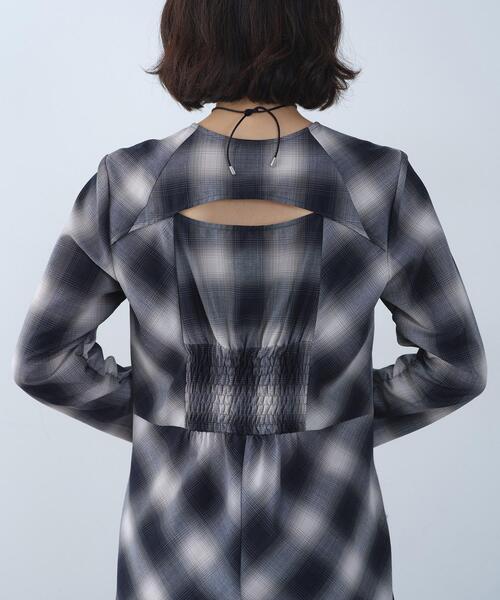 shadow check femi dress（ワンピース）｜CODE A（コードエー）の