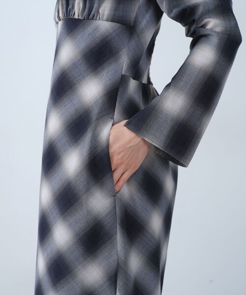 shadow check femi dress（ワンピース）｜CODE A（コードエー）の