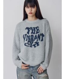 MURUA | 【WEB限定】ロゴジャガードニット(ニット/セーター)