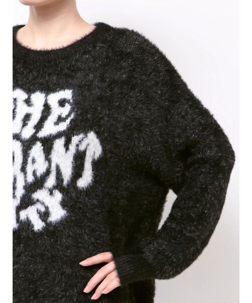 MURUA(ムルーア)の「【WEB限定】ロゴジャガードニット(ニット/セーター・レディース・ブラック/グレー/グリーン・FREE)」の14枚目の写真