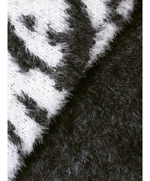 MURUA(ムルーア)の「【WEB限定】ロゴジャガードニット(ニット/セーター・レディース・ブラック/グレー/グリーン・FREE)」の20枚目の写真