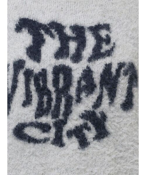 MURUA(ムルーア)の「【WEB限定】ロゴジャガードニット(ニット/セーター・レディース・ブラック/グレー/グリーン・FREE)」の18枚目の写真