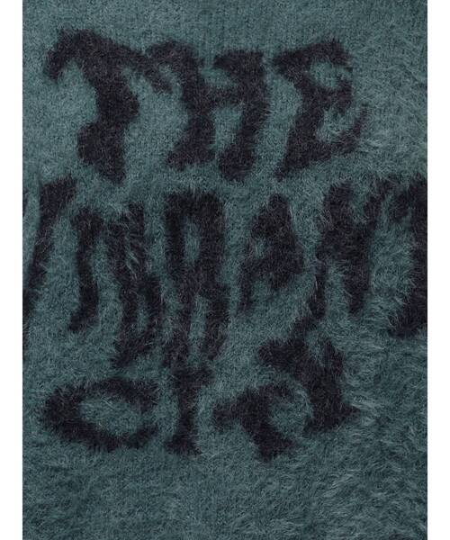 MURUA(ムルーア)の「【WEB限定】ロゴジャガードニット(ニット/セーター・レディース・ブラック/グレー/グリーン・FREE)」の17枚目の写真