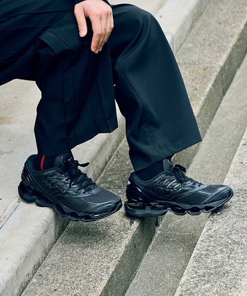 MIZUNO(ミズノ )の「【MUZUNO】WAVE PROPHECY LS(スニーカー・メンズ・ホワイト/ブラック・26.5cm/27.5cm/28cm)」の5枚目の写真