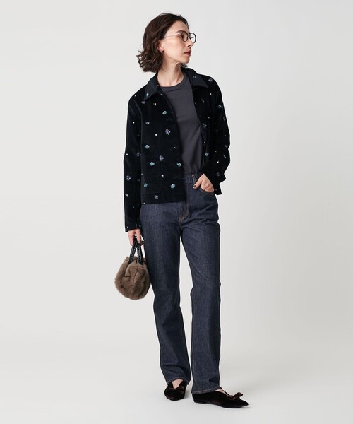 upperhights(アッパーハイツ)の「<upper hights>THE AMALIE ストレートデニムパンツ(デニムパンツ・レディース・ネイビー・25/24/23)」の7枚目の写真