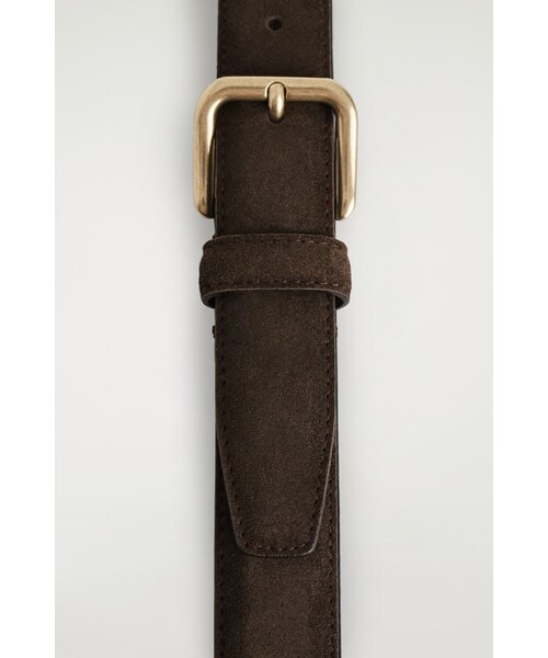 COS（コス）の「スエードベルト（ベルト・メンズ・ダークブラウン・L/S/XS/M）」の4枚目の写真