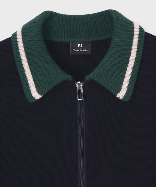 【新品】Paul Smith リブ編みシアーポロシャツ 新品】Paul Smith リブ編みシアーポロシャツ Sports Stripe