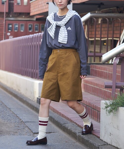 GEVACO(ゲバコ)の「【GEVACO】ウエストタブハーフパンツ(その他パンツ・レディース・ブラック/キャメル・ONE SIZE)」の12枚目の写真