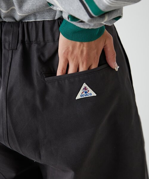 GEVACO(ゲバコ)の「【GEVACO】ウエストタブハーフパンツ(その他パンツ・レディース・ブラック/キャメル・ONE SIZE)」の5枚目の写真