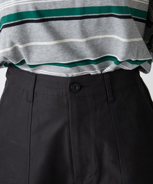 GEVACO(ゲバコ)の「【GEVACO】ウエストタブハーフパンツ(その他パンツ・レディース・ブラック/キャメル・ONE SIZE)」の4枚目の写真