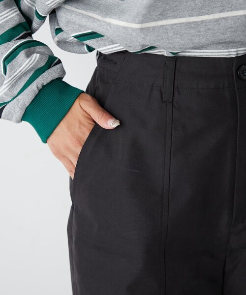 GEVACO(ゲバコ)の「【GEVACO】ウエストタブハーフパンツ(その他パンツ・レディース・ブラック/キャメル・ONE SIZE)」の3枚目の写真