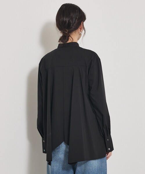 qualite(カリテ)の「【ニットにレイヤードしてもかわいい!】ランダムヘムシャツ/秋服/オフィスカジュアル(シャツ/ブラウス・レディース・オフホワイト/ブルー/ブラック・フリー)」の17枚目の写真