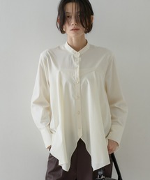 【2026新色登場】ランダムヘムシャツ/秋服/オフィスカジュアル