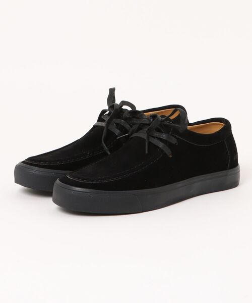 U.S. POLO ASSN.(ユーエスポロアッスン)の「【U.S. POLO ASSN./ユーエスポロアッスン】【落ち着いたスウェードを使用した高級感ある一足】フェイクスウェードブーツ ショートブーツ ワンポイント刺繍 ラバーソール(モカシン/デッキシューズ・メンズ・キャメル/ブラック・27cm/26.5cm/26cm/25.5cm/25cm)」の6枚目の写真